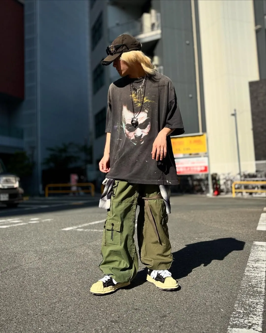 ⚠️This season's most important Batman and Joker IP collaboration SAINT Mxxxxxx x The Dark Knight BTM SS TEE /JOKER/BLACK Dark Knight Batman co-branded Joker character TEE Washed black S-XL Assute ready-to-wear dyeing, faded, re-washed and distressed, authentic proofing, custom-woven correct main mark, washed mark, difference between pictures and production, top-notch printing technology, God restores every pore of the Joker's headshot